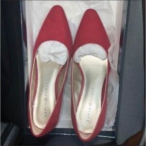 NIB Karen Scott Meaggann Red Slip-On Pumps – Size 9 | Classic & Chic
